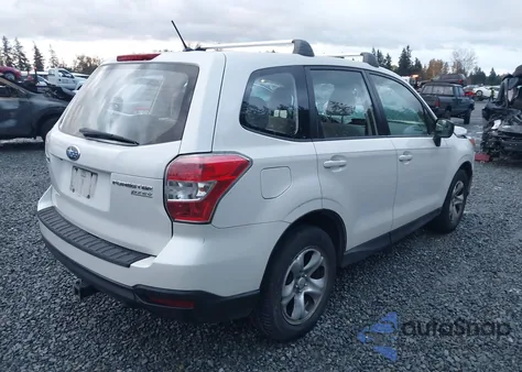 2015 Subaru Forester 2.5I z USA, uszkodzony, nr VIN JF2SJAAC2FH569318